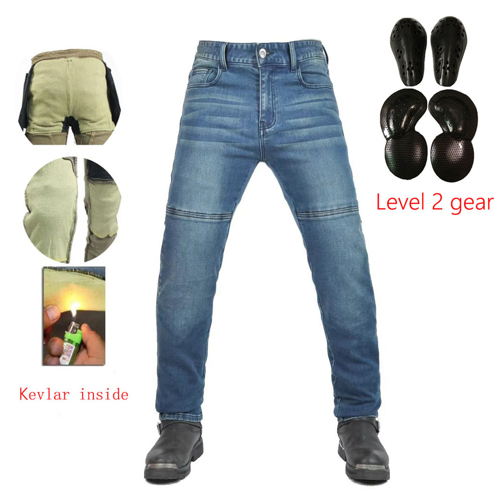 Motorcycle Wearing Gear - Motorcycle Riding Jeans Pants | Soft