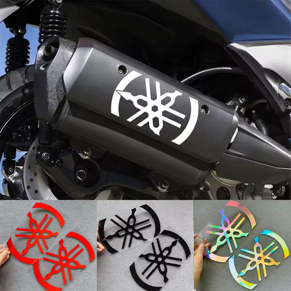 Motorcycle Gear Helmets - 1set/ 2pcs Laser Reflective Stickers for