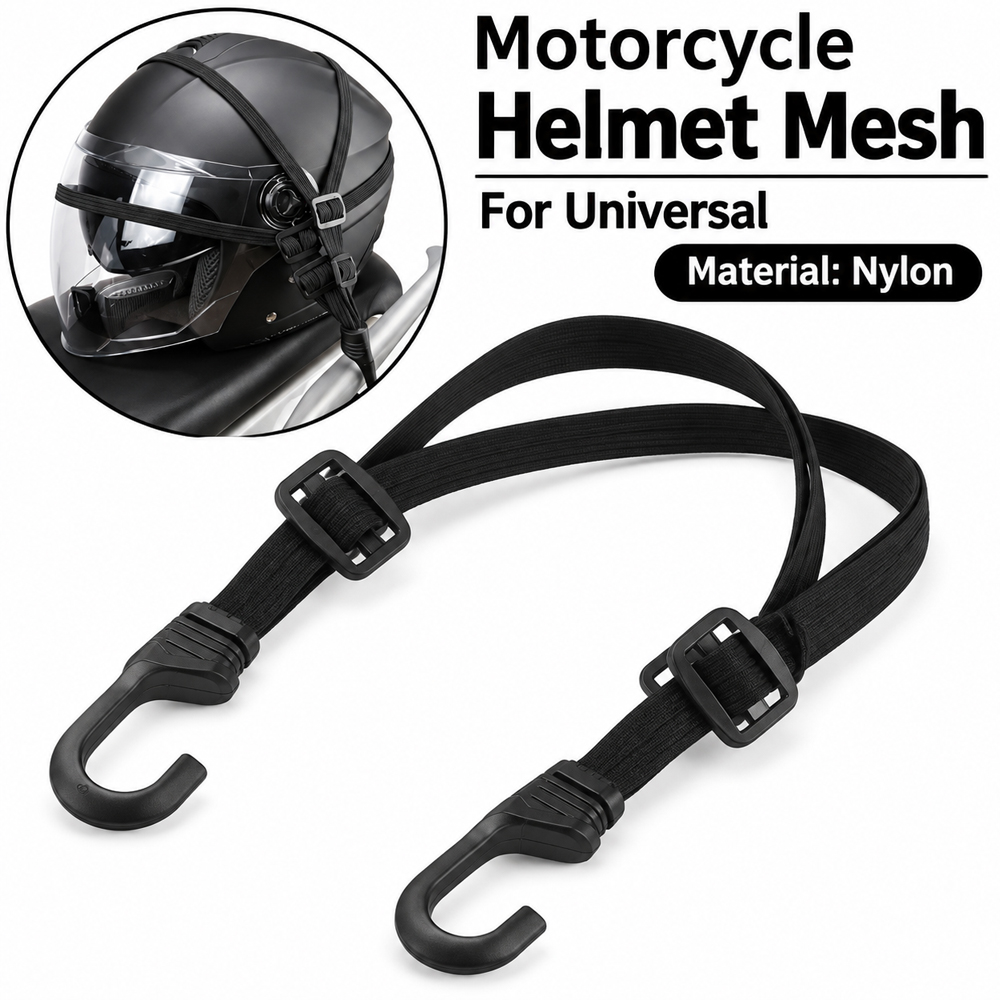 Motorcycle Gear Hanger - Universal Motorcycle Elastic Suitcase with Safety