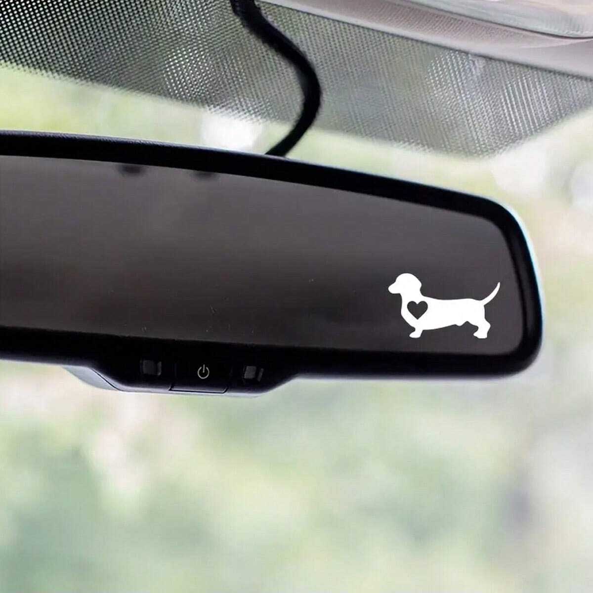 1 Pack Shape Dachshund Car Sti - Motorcycle Gear For Dogs 评论和价格