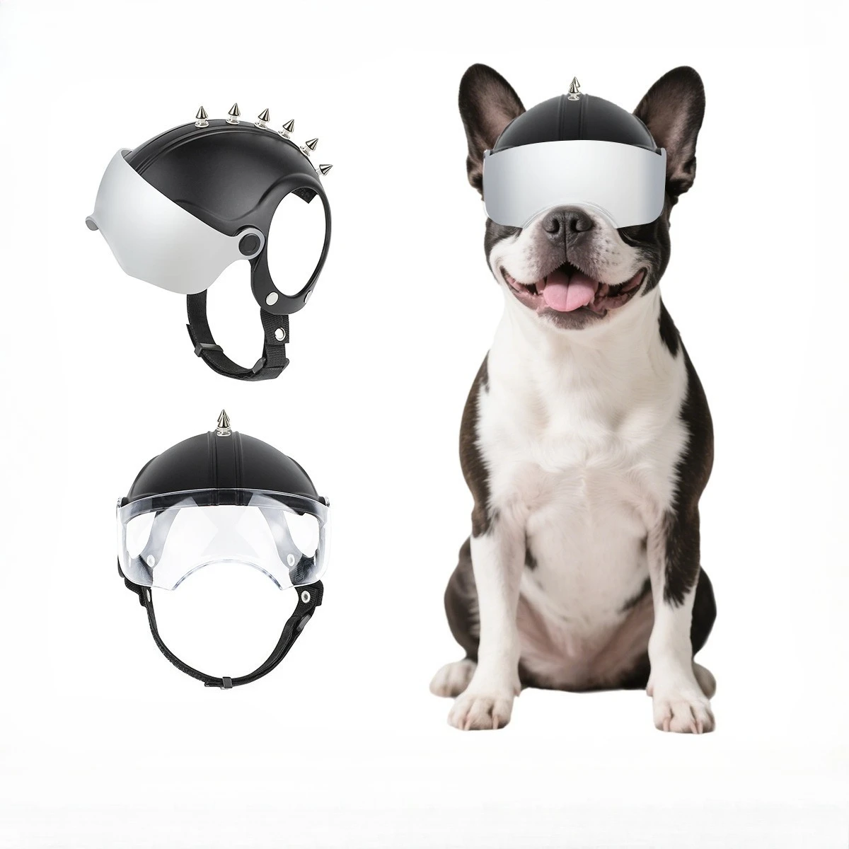 2-in-1 Dog Motorcycle Helmet & - Motorcycle Gear For Dogs 评论和价格