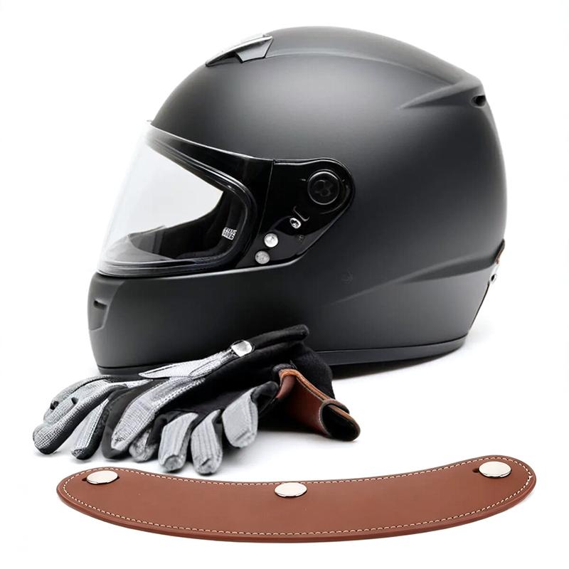 Retro 3 Pin Helmet Visor Brim  - Motorcycle Gear Helmets 评论和价格