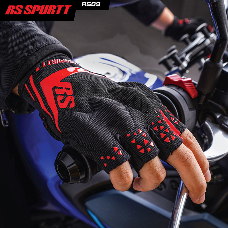 RS Half Finger Motorcycle Glov - Motorcycle Wearing Gear 评论和价格