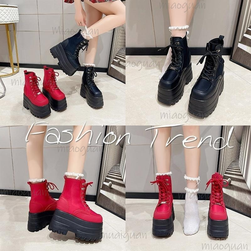 Super High Platform Ankle Boot - Motorcycle Gear Pants 评论和价格