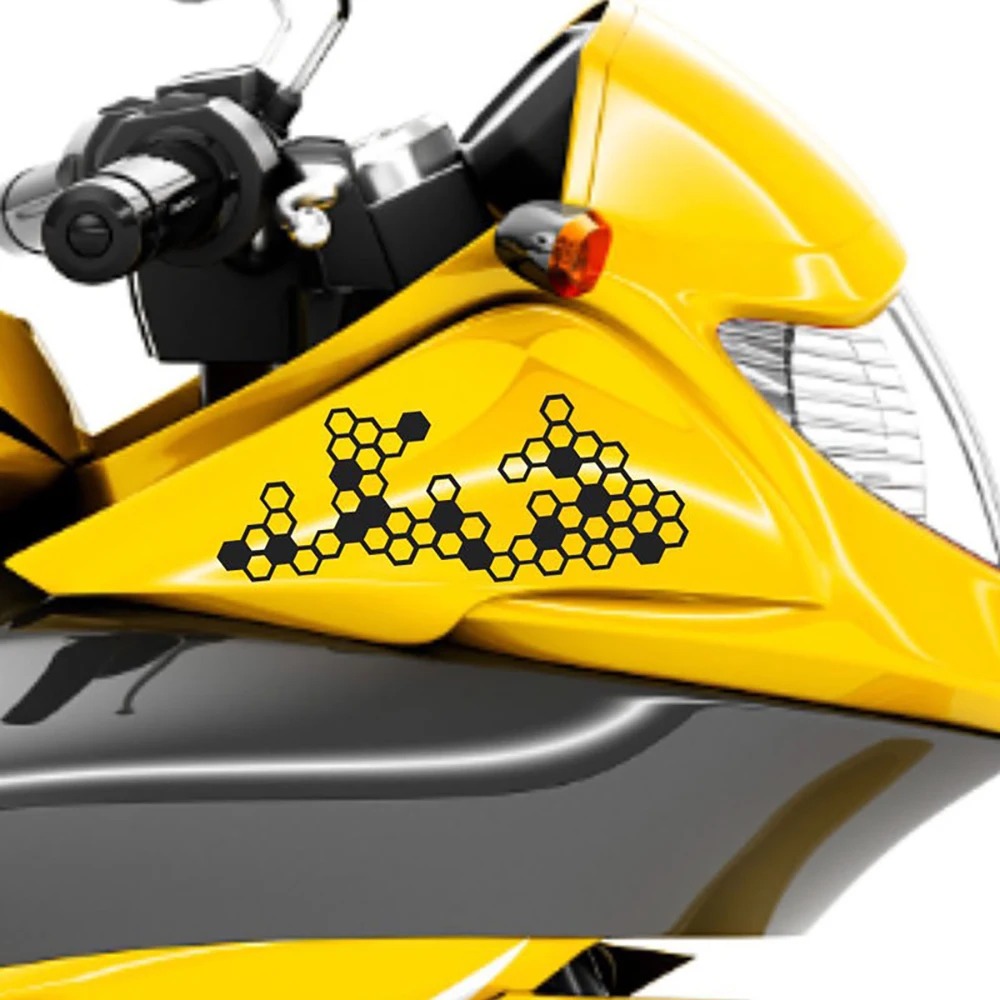 Honeycomb Gear Motorcycle Stic - Motorcycle Gear Logo 评论和价格