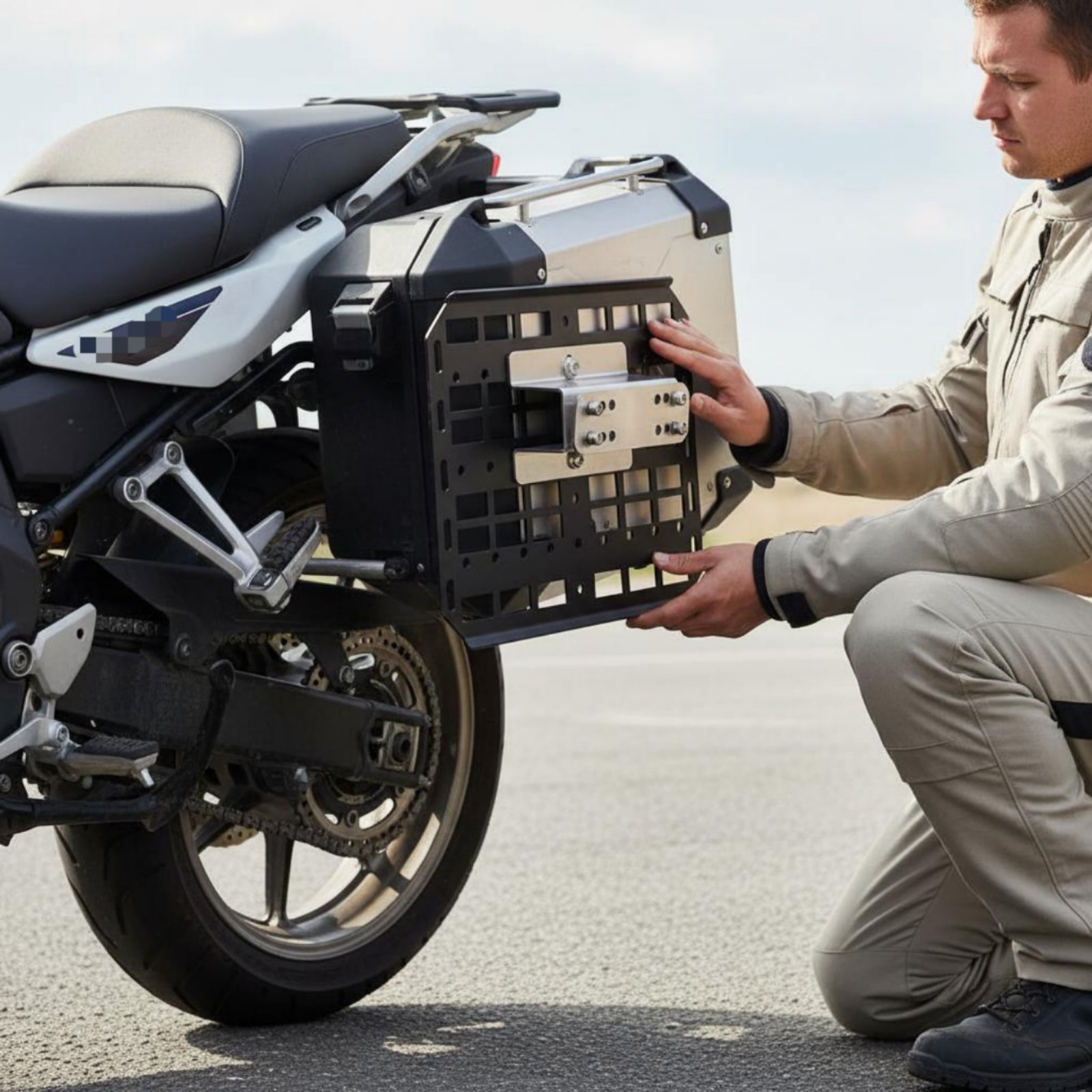 Motorcycle Side Box Hanger Sty - Motorcycle Gear Hanger 评论和价格