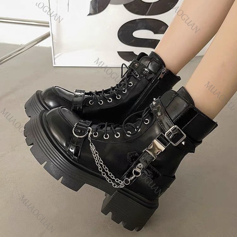 Sweet Punk Thick Bottom Ankle  - Motorcycle Gear Pants 评论和价格