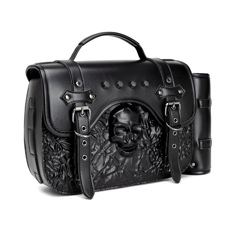 1pc Skull Motorcycle Side Bag  - Motorcycle Gear Essentials 评论和价格
