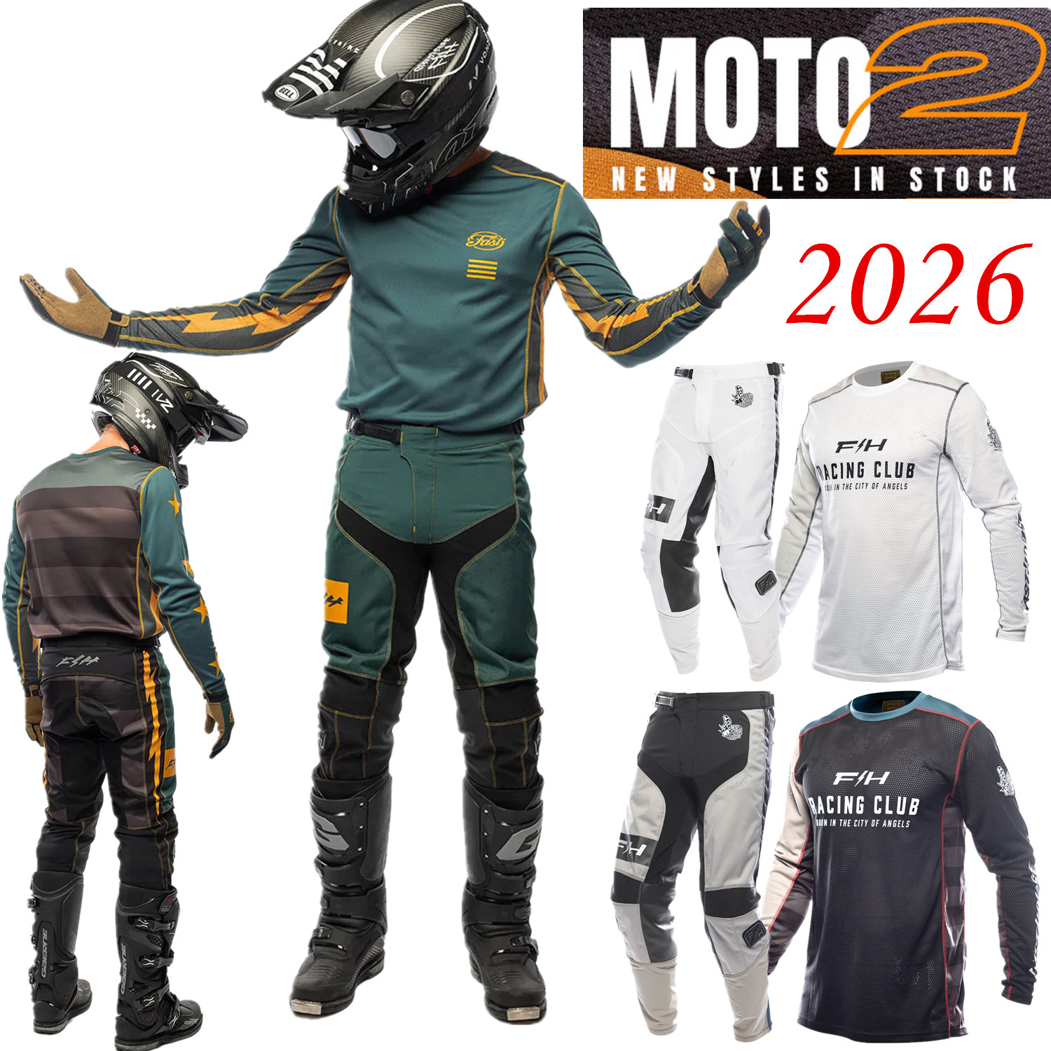 2026 FH MX Kit Off Road Motocr - Motorcycle Gear Bundle 评论和价格