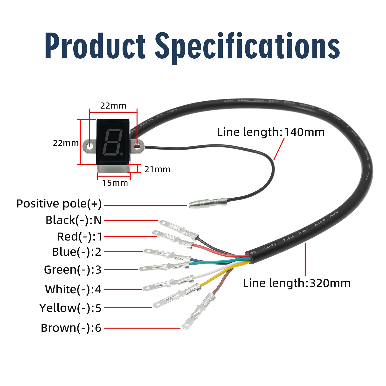 Super 6 Speed Display Universa - Motorcycle Gear Selector 评论和价格